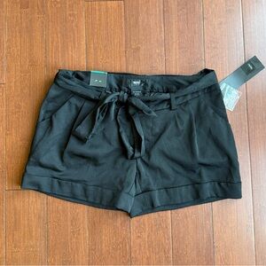 Deadstock Mossimo Women's Black Tie-Waist‎ Shorts